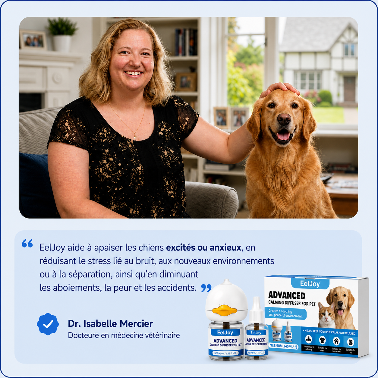 Kit diffuseur calmant pour chiens